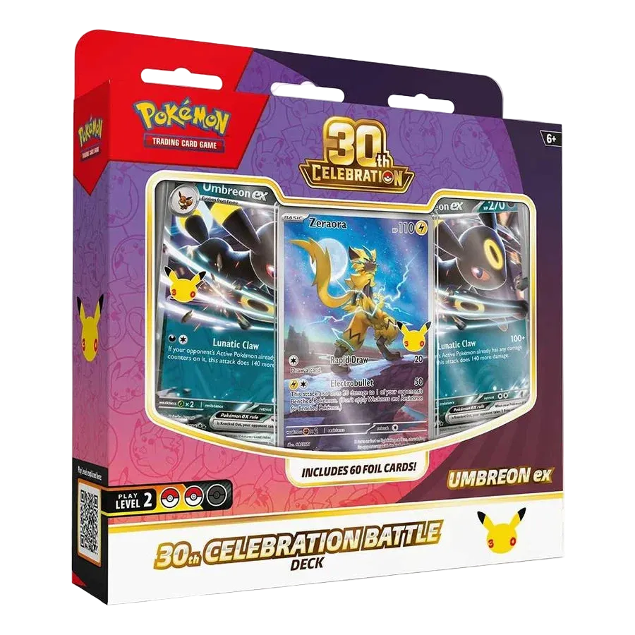 Pokémon TCG: Battle Deck Assortment - 30th Celebration